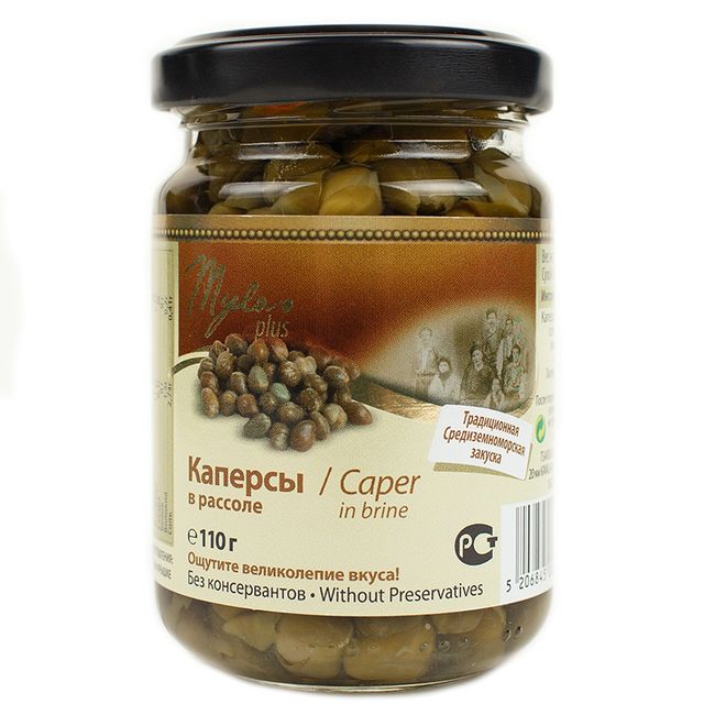 Каперсы в рассоле 150 г Mylos plus
