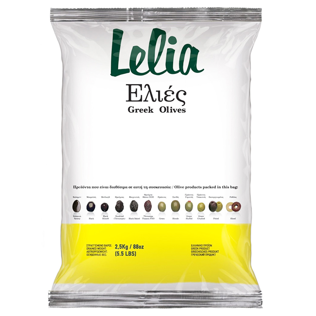 Оливки с косточкой сушеные "Фурнистес" 2580 г Lelia