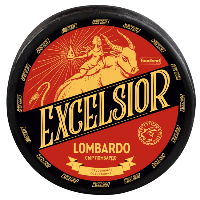 Сыр с козьим молоком твердый Lombardo (весовой) Excelsior Foodland