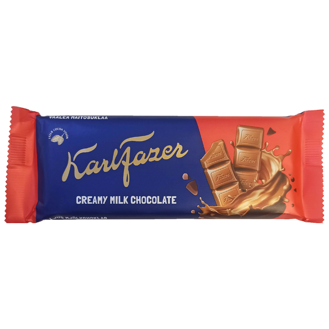 Молочный шоколад с начинкой из молочного крема 95 г Karl Fazer