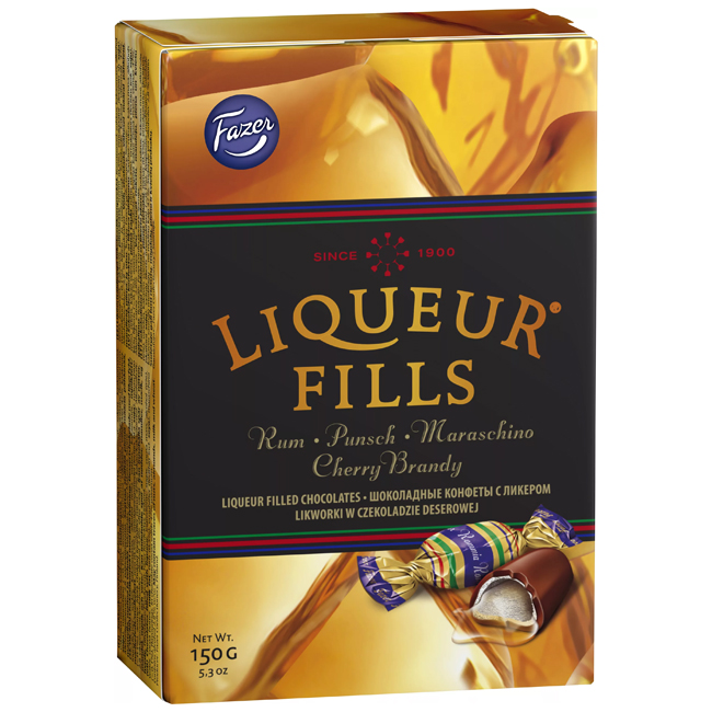 Шоколадные конфеты LIQUEUR FILLS с ликером 150 г Fazer