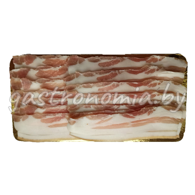 Сало с прослойкой 100 г (нарезка, вакуум) копченое охлажденное