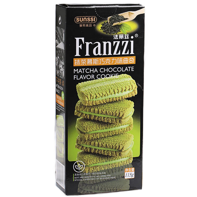 Печенье-сэндвич песочное со вкусом Матча 115 г Franzzi