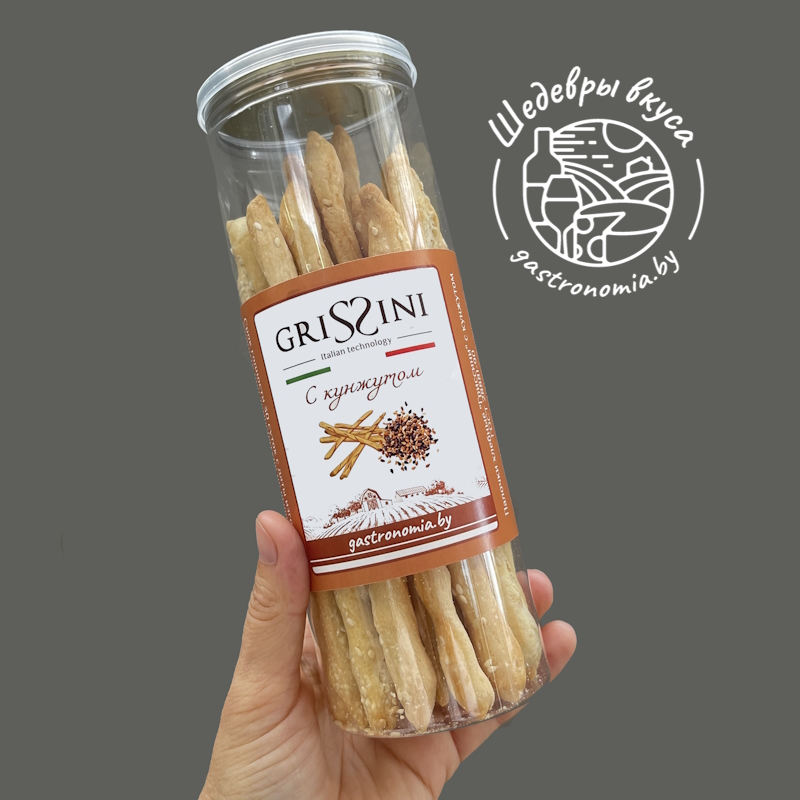 Гриссини с кунжутом 140 г Шедевры вкуса