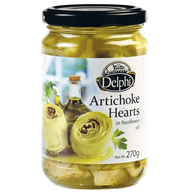 Артишоки в подсолнечном масле 270 г Delphi
