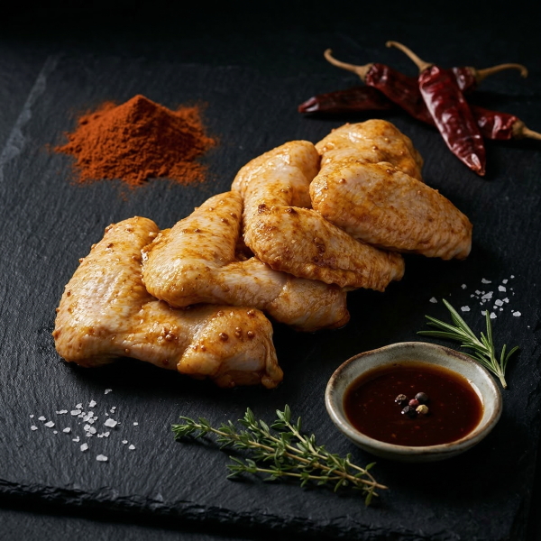 Крылышки цыпленка с копченой паприкой (весовые) охлажденные