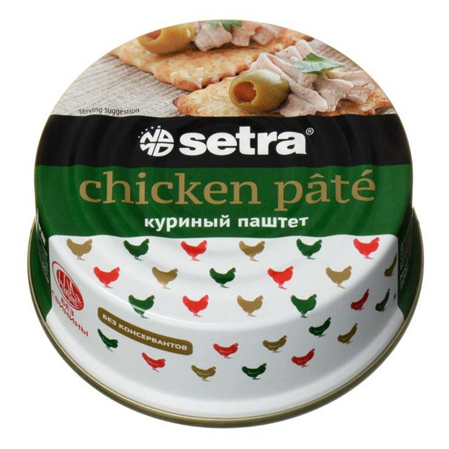 Паштет куриный 100 г Setra