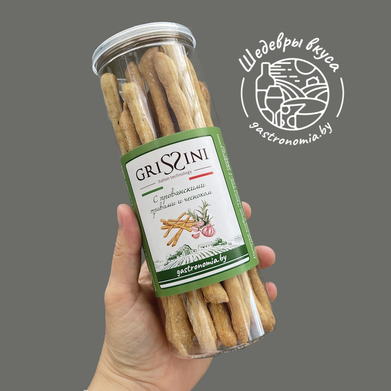 Гриссини с прованскими травами и чесноком 140 г Шедевры вкуса