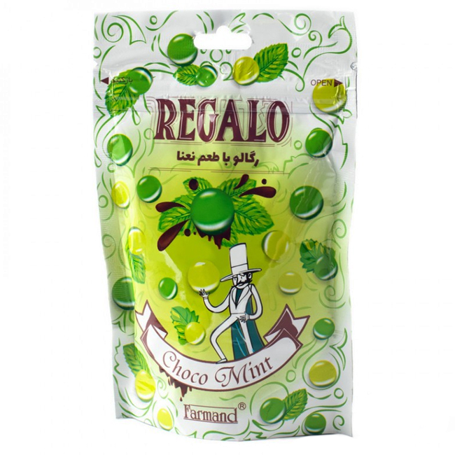 Шоколадное драже с ментолом REGALO 60 г  FARMAND