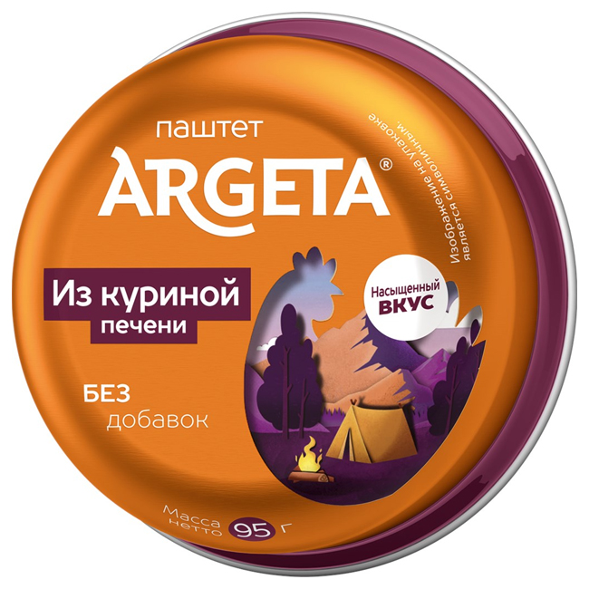 Паштет из куриной печени 95 г ARGETA