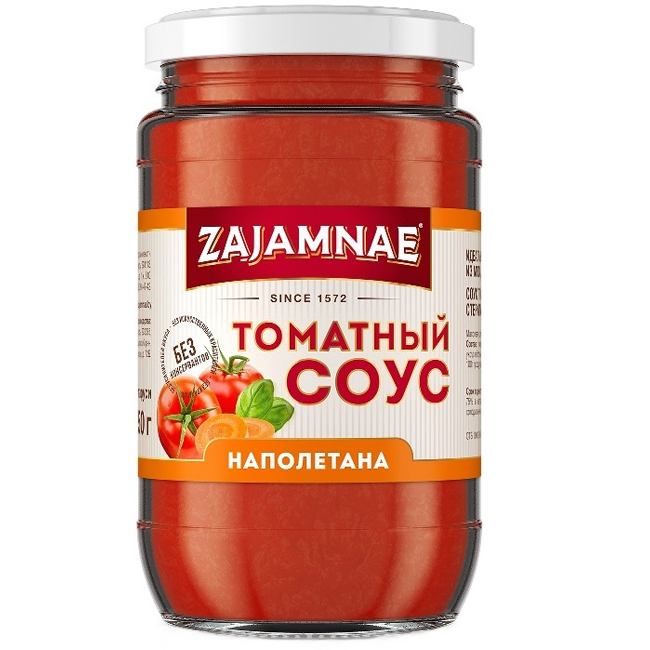 Соус томатный "Наполетана" 370 г ZAJAMNAE