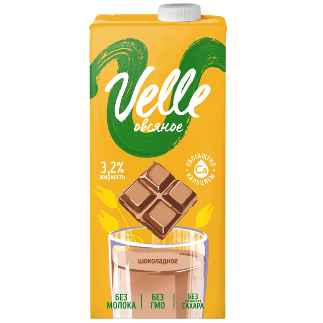 Напиток "Овсяное шоколадное" 1000 мл Velle