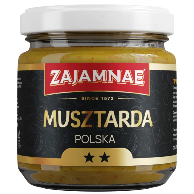 Горчица "Польская" 190 г ZAJAMNAE