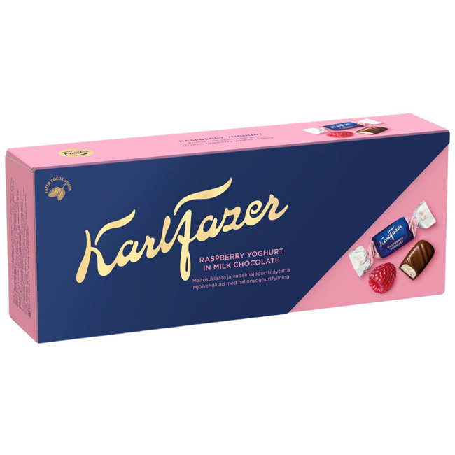 Набор конфет с начинкой из малинового йогурта 250 г Karl Fazer