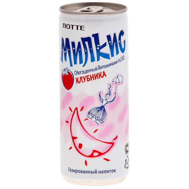 Напиток Milkis Клубника 250 мл Lotte