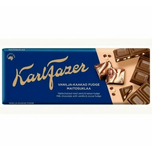 Молочный шоколад со вкусом ванили и какао 180 г (срок годн.27.04) Karl Fazer