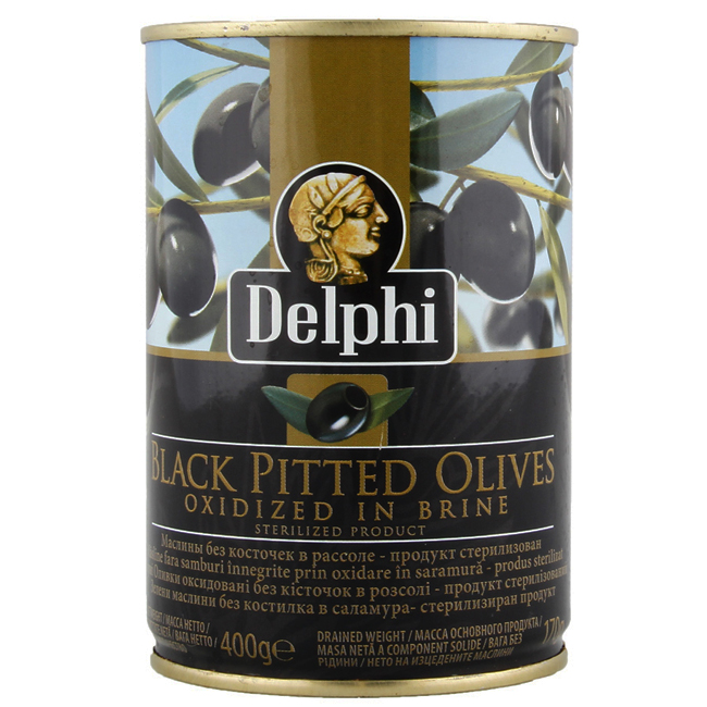 Маслины без косточек Superior 400 г Delphi