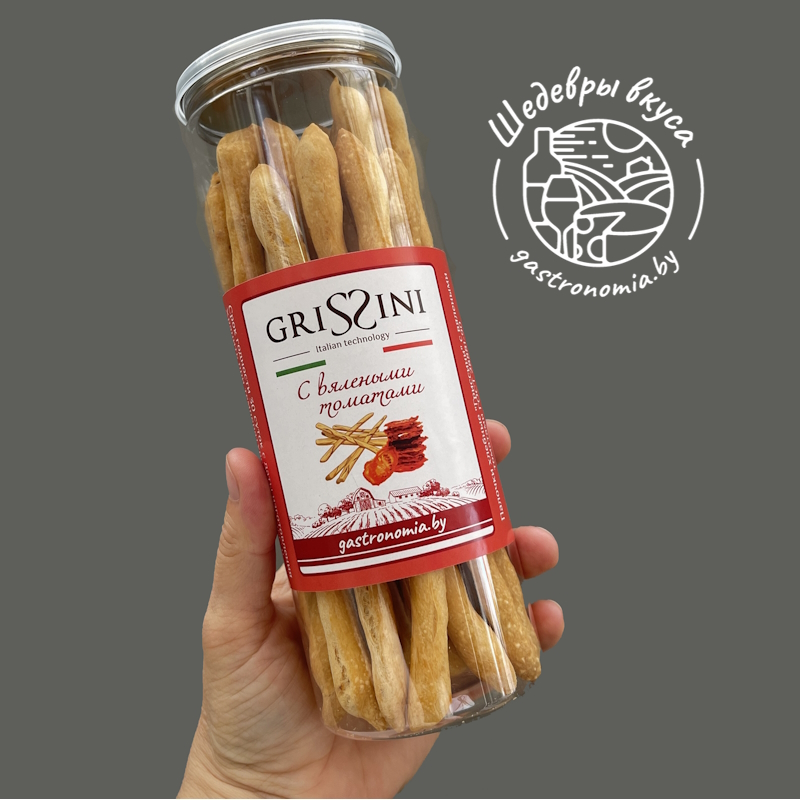 ПРЕДЗАКАЗ - Гриссини с вялеными томатами 140 г Шедевры вкуса