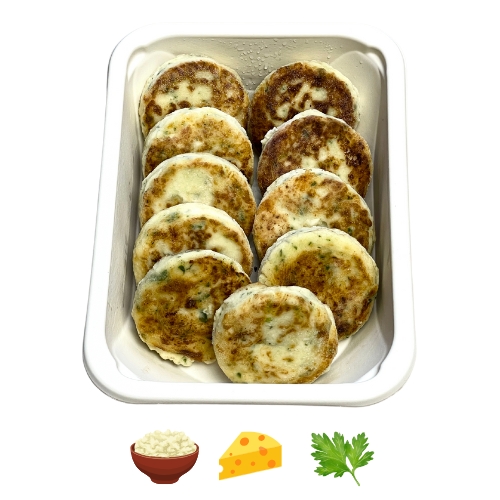 Сырники с сыром и зеленью 350 г замороженные