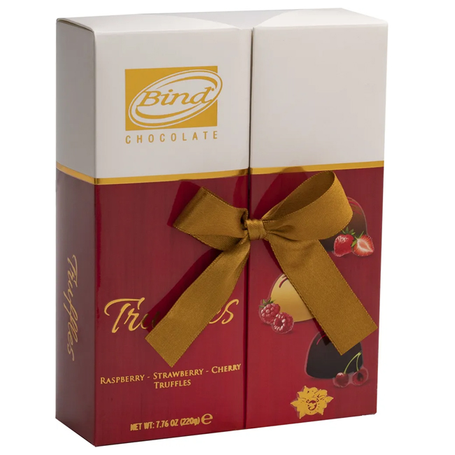 Набор шоколадных конфет "Фруктовый сундучок" 220 г BIND