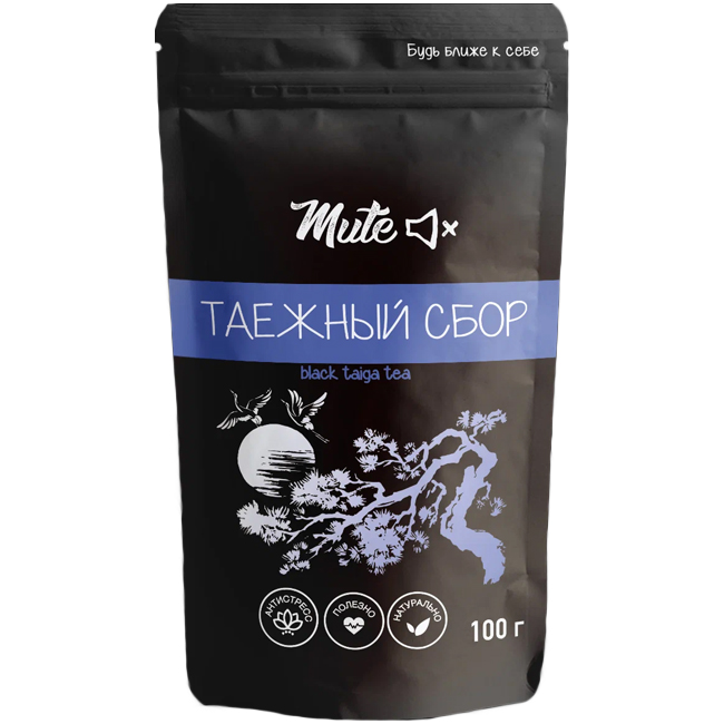 Чай черный "Таёжный" 100 г Mute