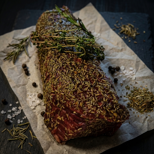 Карпаччо из говяжьей вырезки (весовое) замороженное