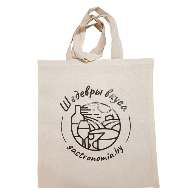 Фирменная ЭКО-сумка "Шедевры вкуса" 41 х 38 см