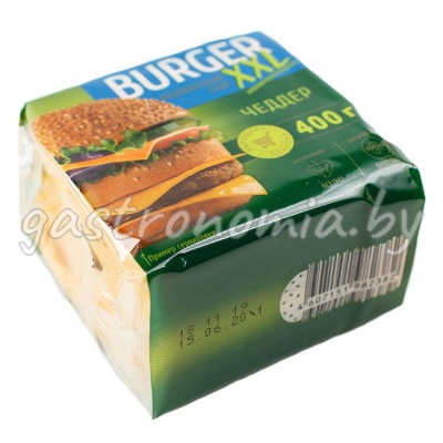 Сыр плавленый Чеддер BURGER (слайсы) 400 г ВИТАКО