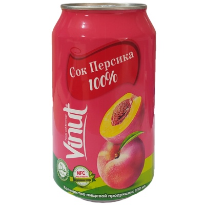 Сок Персика 330 мл Vinut