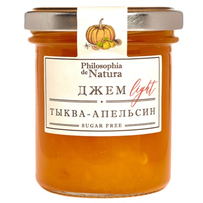 Джем Тыква-апельсин 180 г  Philosophia de Natura