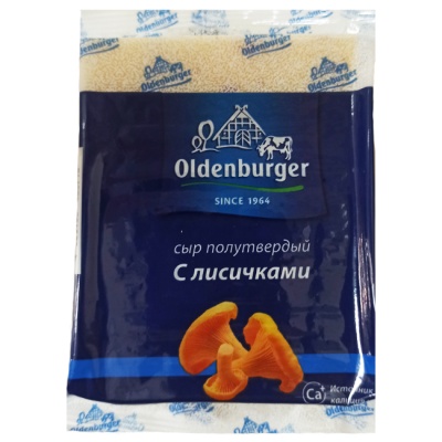 Сыр с лисичками (брусок) 200 г Oldenburger