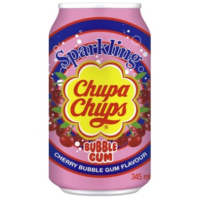 Напиток Баббл Гам Черри 345 мл  Chupa Chups