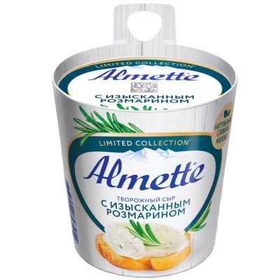 Сыр творожный с розмарином 150 г(срок годн.13.05) Almette