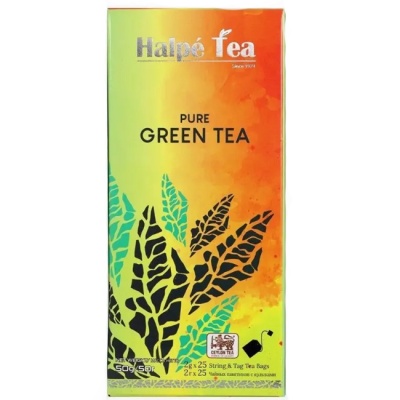 Чай зеленый байховый (пакетированный) 25 х 2 г Halpe Tea