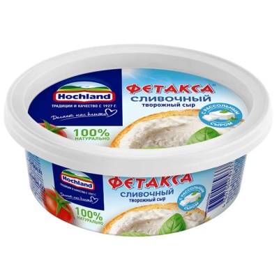 Сыр творожный Фетакса Сливочный 140 г(срок годн.14.02) Hochland