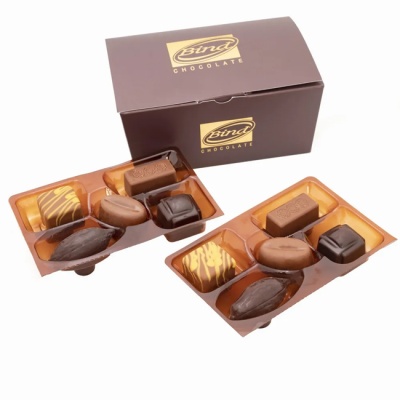 Набор шоколадных конфет "Коричневая подарочная упаковка" 110 г BIND