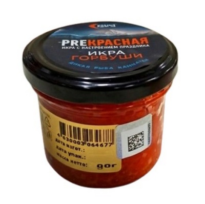Икра красная лососевая (горбуша) 90 г КАМЧА