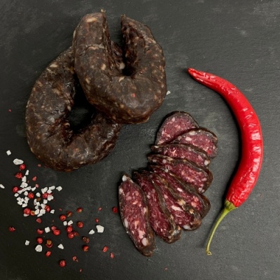 Колбаса салями "Панская из говядины" (весовая) сыровяленая