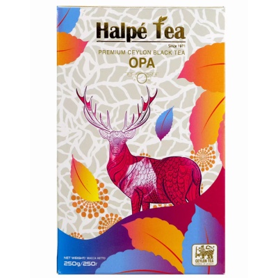Чай черный байховый "OPA" (крупнолистовой) 250 г Halpe Tea