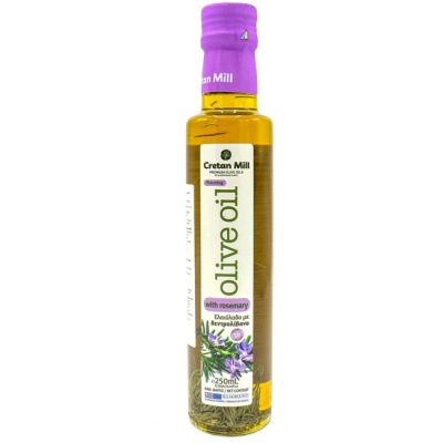 Масло оливковое нерафинированное с розмарином 250 мл Cretan Mill