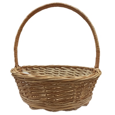 Корзина круглая d=30 см (средняя) натурального цвета