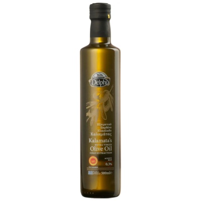 Масло оливковое нерафинированное Каламата 500 мл Delphi