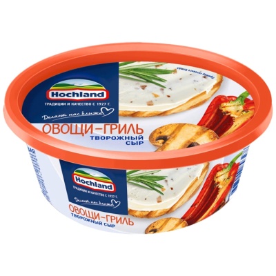 Сыр творожный "Овощи-гриль" 140 г Hochland