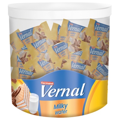 Вафли "Вернал" с молочно-кремовой начинкой покрытые молочным шоколадом 300 г