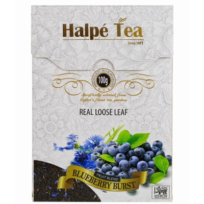 Чай черный байховый "Черничный взрыв" 100 г Halpe Tea