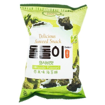 СНЕКИ из морской капусты с васаби 30 г Doidori Seaweed Snack