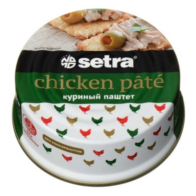 Паштет куриный 100 г Setra