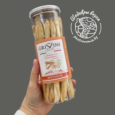 Гриссини с фенхелем и гималайской солью 140 г Шедевры вкуса 