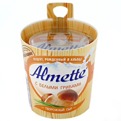 Сыр творожный с белыми грибами 150 г  Almette
