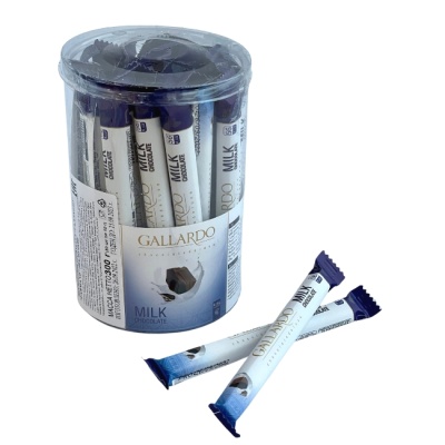 Палочки из молочного шоколада 30 х10 г GALLARDO 300 г  FARMAND